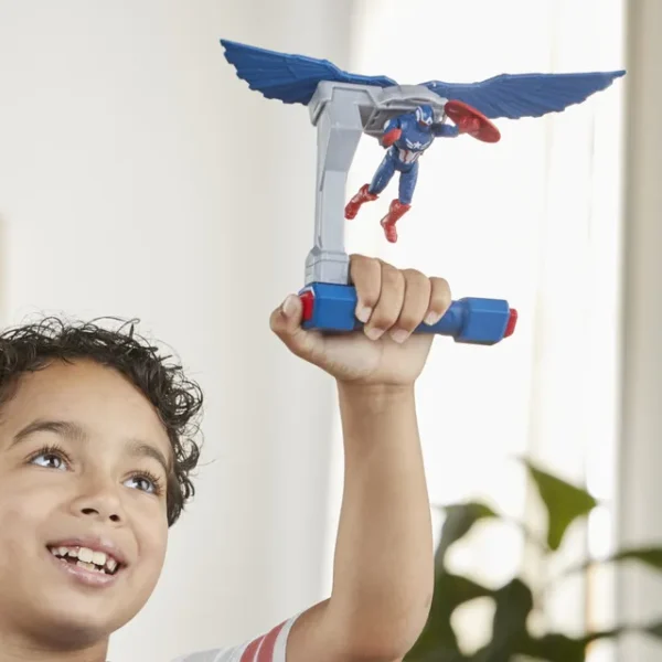 Figura De Acción Capitán América Vuelo Controlado Marvel hasbro