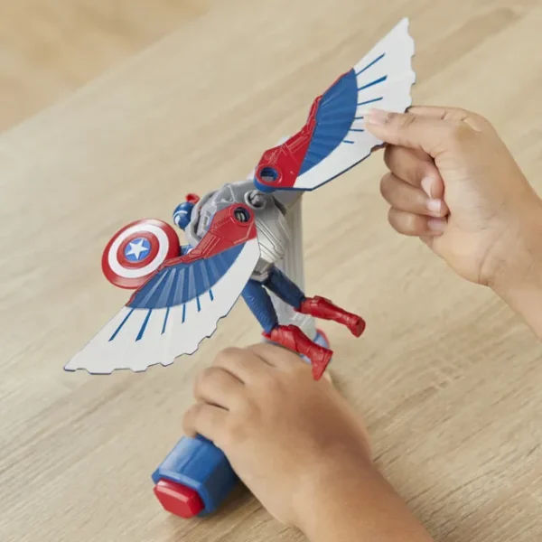 Figura De Acción Capitán América Vuelo Controlado Marvel hasbro