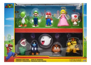Super Mario Set 10 Figuras Amigos Y Enemigos Jakks Pacific