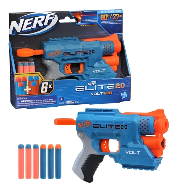 NER_ELITE_E9952_no1 Nerf Elite 2.0 Volt Sd-1 6 Dardos Hasbro Color Azul