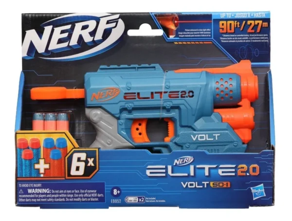 NER_ELITE_E9952_no2 Nerf Elite 2.0 Volt Sd-1 6 Dardos Hasbro Color Azul