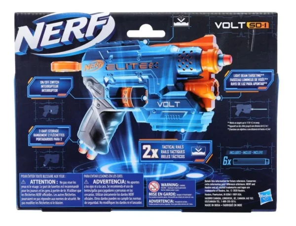 NER_ELITE_E9952_no3 Nerf Elite 2.0 Volt Sd-1 6 Dardos Hasbro Color Azul