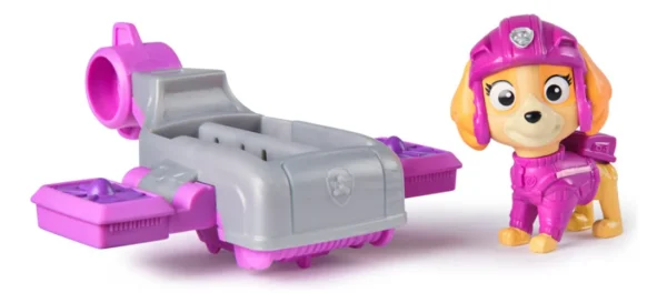 PAW_CACHORRO_SKY_6071658_no2 Paw Patrol: Action Pups, Figura De Acción De Skye Y Avión Aerodeslizador Con Alas Plegables, Juguetes Para Niños Y Niñas A Partir De 3 Años