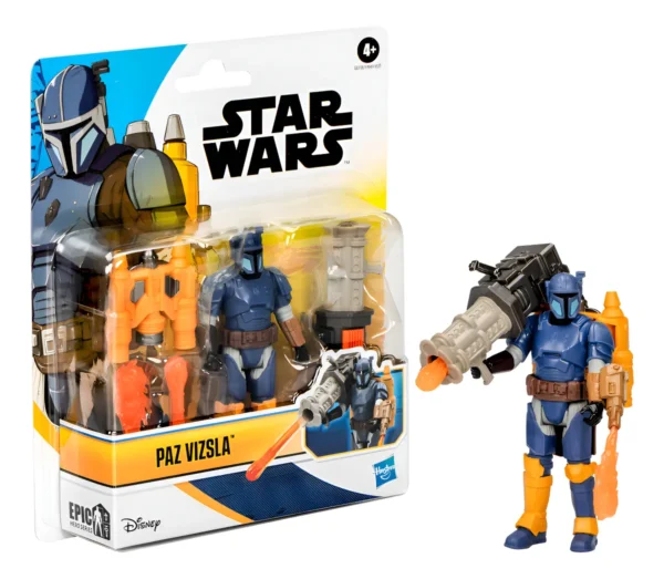 SW_VIZLA_G0138_no1 Figura de acción de Paz Vizsla Star Wars Epic Hero Series