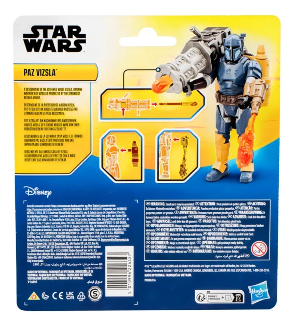 SW_VIZLA_G0138_no10 Figura de acción de Paz Vizsla Star Wars Epic Hero Series