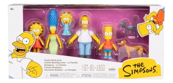 Familia Simpsons Paquete De 7 Figuras 2.5inch Jakks Pacific