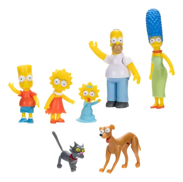 Familia Simpsons Paquete De 7 Figuras 2.5inch Jakks Pacific