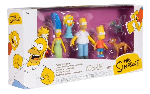 Familia Simpsons Paquete De 7 Figuras 2.5inch Jakks Pacific