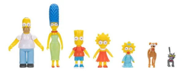 Familia Simpsons Paquete De 7 Figuras 2.5inch Jakks Pacific