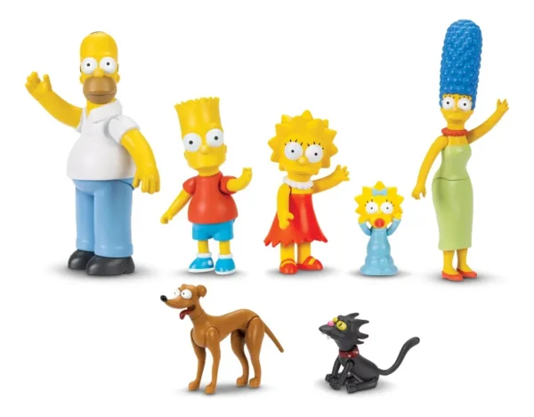 Familia Simpsons Paquete De 7 Figuras 2.5inch Jakks Pacific