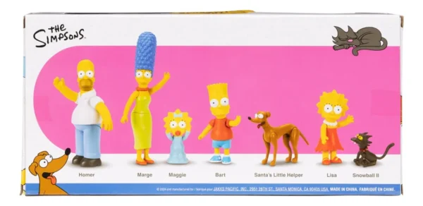 Familia Simpsons Paquete De 7 Figuras 2.5inch Jakks Pacific