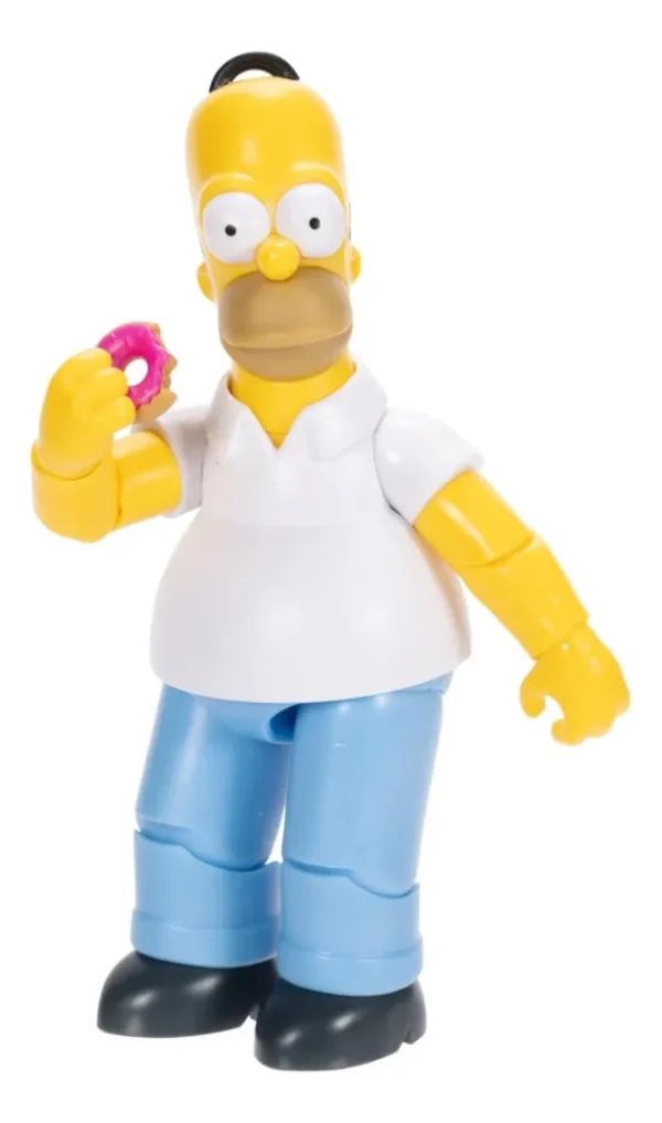 Figura Homero Simpsons con donas 5pulgadas Jakks Pacific
