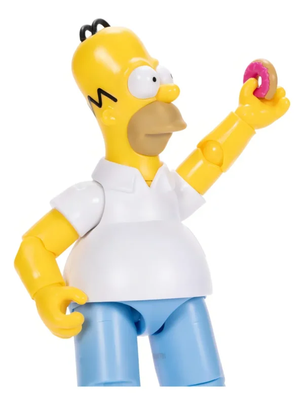 Figura Homero Simpsons con donas 5pulgadas Jakks Pacific