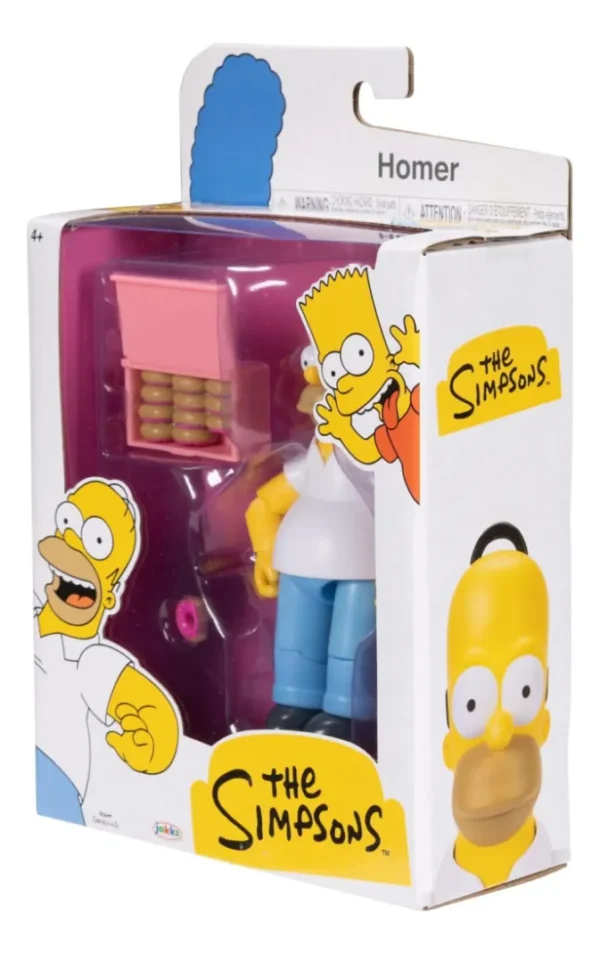 Figura Homero Simpsons con donas 5pulgadas Jakks Pacific