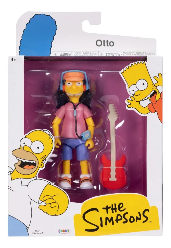 Otto Con Guitarra Los Simpsons 5pulgadas Jakks Pacific