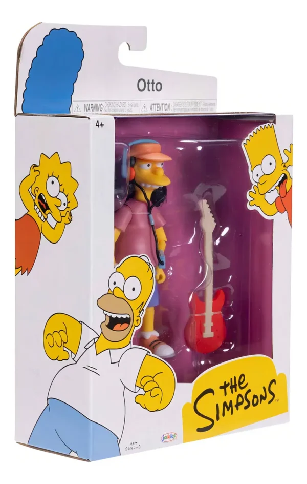 Otto Con Guitarra Los Simpsons 5pulgadas Jakks Pacific