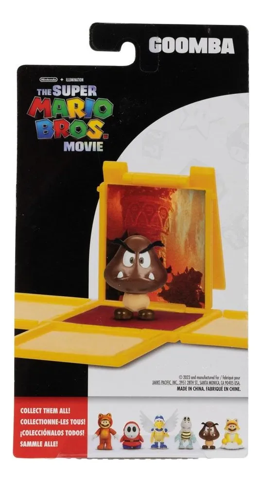 Super Mario Bros La Película Goomba Mini Figura Articulada