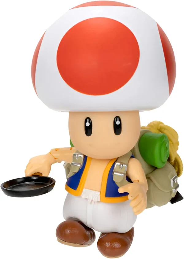 Figura Toad Con Sarten De Super Mario Bros Movie 10cm Jakks