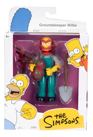 Figura El Jardinero Willie Los Simpsons 5pulgadas Jakks Pacific