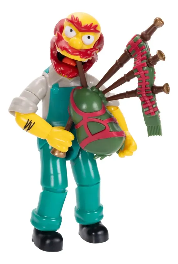 Figura El Jardinero Willie Los Simpsons 5pulgadas Jakks Pacific