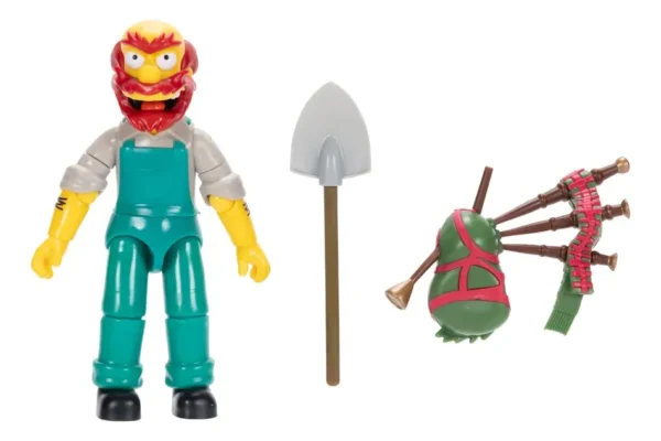 Figura El Jardinero Willie Los Simpsons 5pulgadas Jakks Pacific