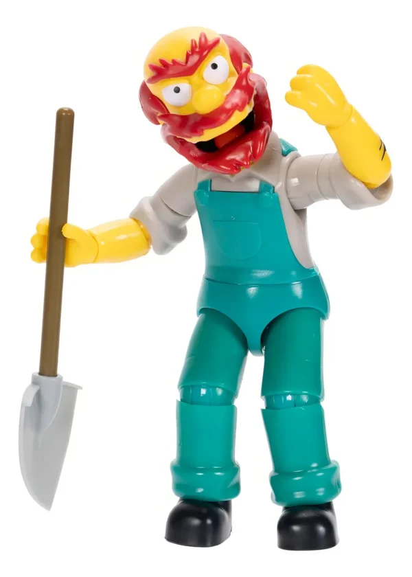 Figura El Jardinero Willie Los Simpsons 5pulgadas Jakks Pacific