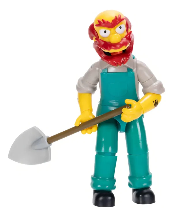 Figura El Jardinero Willie Los Simpsons 5pulgadas Jakks Pacific