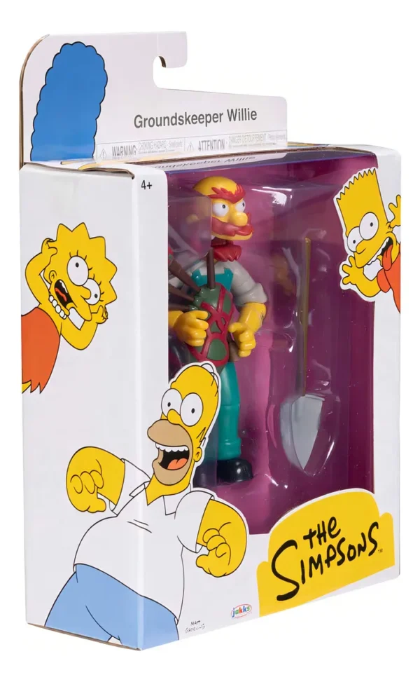 Figura El Jardinero Willie Los Simpsons 5pulgadas Jakks Pacific
