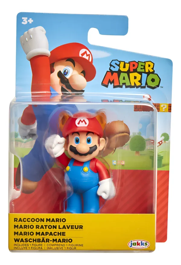 MARIO_raccon6cm_401174_no1 Figura Súper Mario Bros Mario Mapache 6 Cm