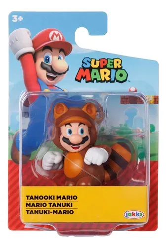 MARIO_tanooki6cm_421284_no1 Super Mario Tanooki Figura Exclusiva 6cm Pulgadas Jakks