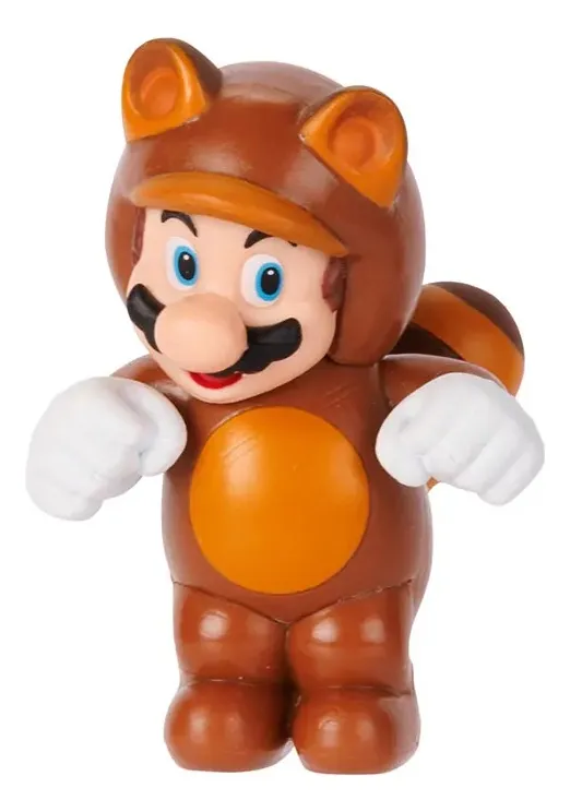 MARIO_tanooki6cm_421284_no2 Super Mario Tanooki Figura Exclusiva 6cm Pulgadas Jakks