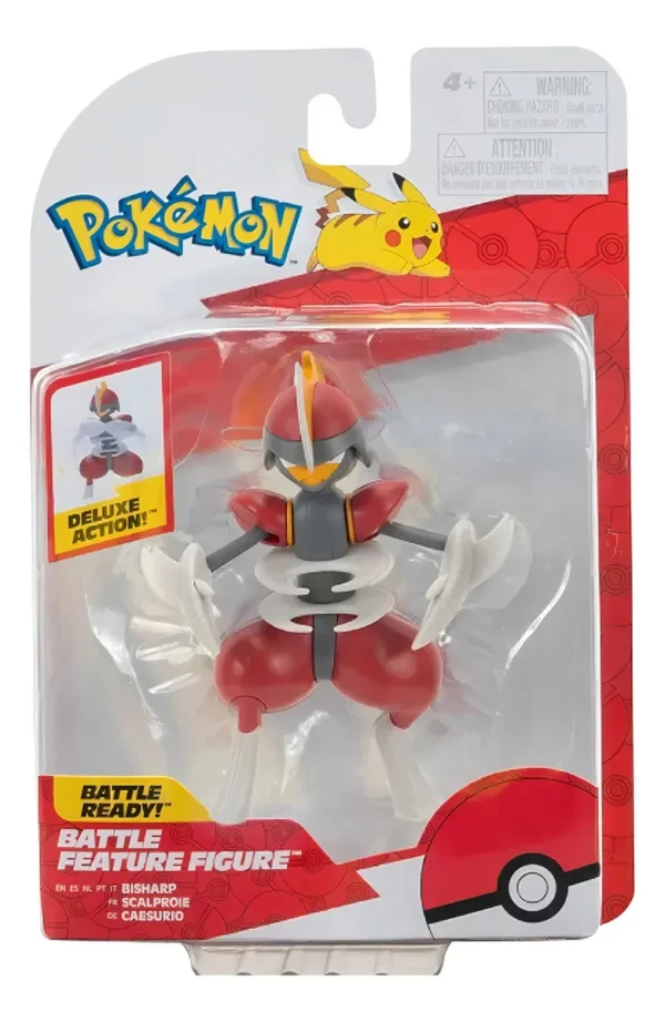 Jazwares Pokemon Battle Feature Figura De Accion Bisharp Deluxe