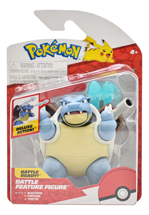 Jazwares Pokemon Battle Feature Figura De Accion Blastoise Deluxe