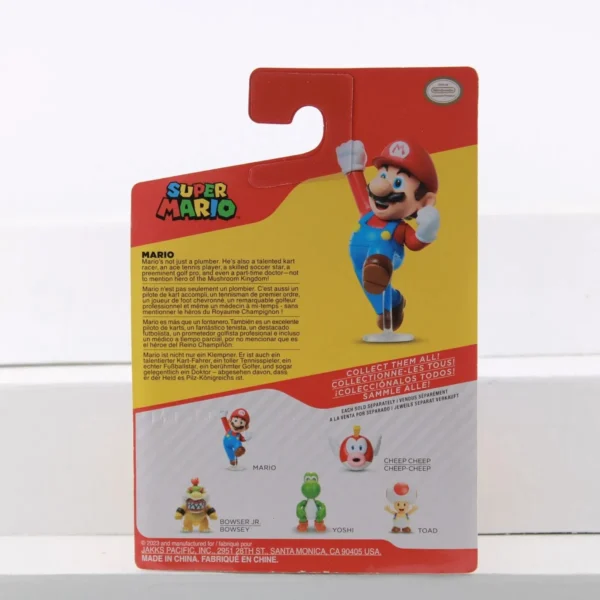 Super Mario Figura De 2.5 Inch Jumping Mario