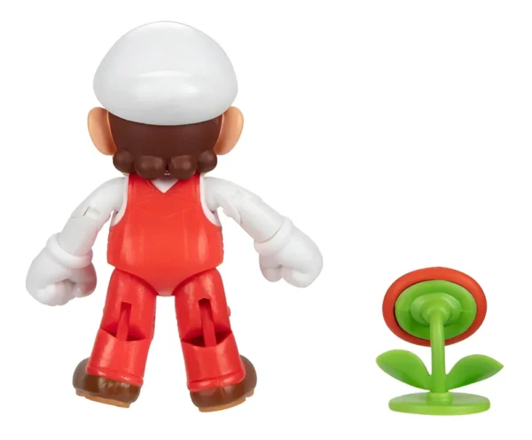 Super Mario Bros Figura Mario De Fuego 10 Cm Altura Jakks