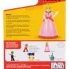 Super Mario Figura De Acción De Princesa Peach, 2.5 Pulgadas