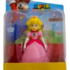 Super Mario Figura De Acción De Princesa Peach, 2.5 Pulgadas