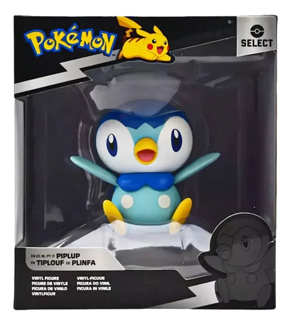 pipbul_Pkw3512_no1 Pokemon Select Piplup Figura Vinilo 10cm Serie 11 Jazwares