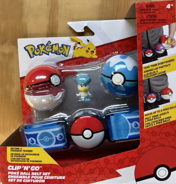 Pokemon Clip N Go Set De Cinturon Quaxly Jazwares