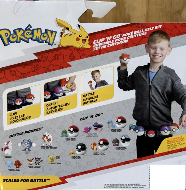 Pokemon Clip N Go Set De Cinturon Quaxly Jazwares