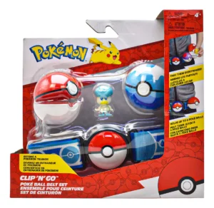 quaxly_PKW3508_no6 Pokemon Clip N Go Set De Cinturon Quaxly Jazwares