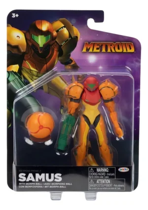 Figura Samus Metroid + Morfoesfera Jakks Pacific