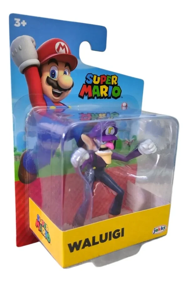waliuigi6cm_418384_no2 Super Mario Waluigi Figura De 2.5 Pulgadas